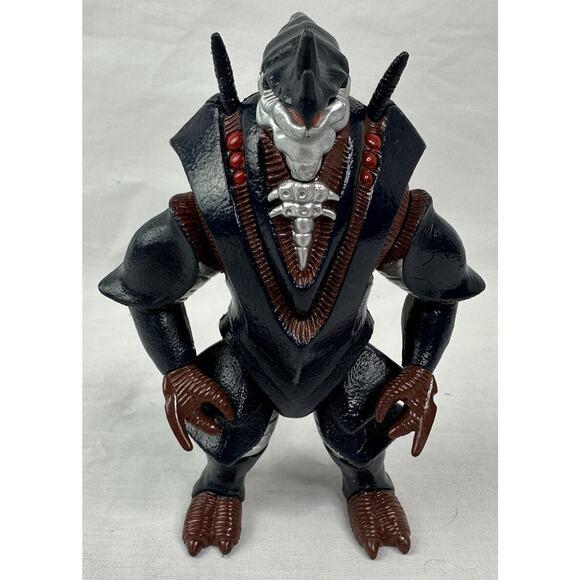 VINTAGE SUPERHUMAN SAMURAI SYBER SQUAD SKORN ACTION FIGURE MONSTER ULTRAMAN 1994 - Picture 1 of 6